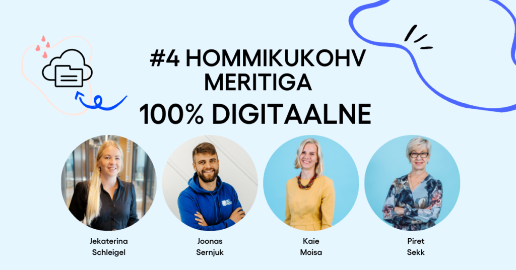 Virtuaalne üritus "Hommikukohv Meritiga" keskendudes 100% digitaalsele raamatupidamisele ja ekspertide aruteludele.